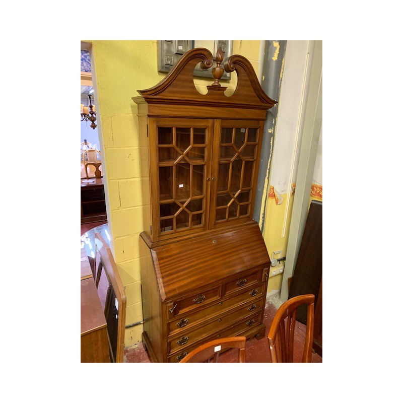 Comoda secreter con vitrina 2/p
