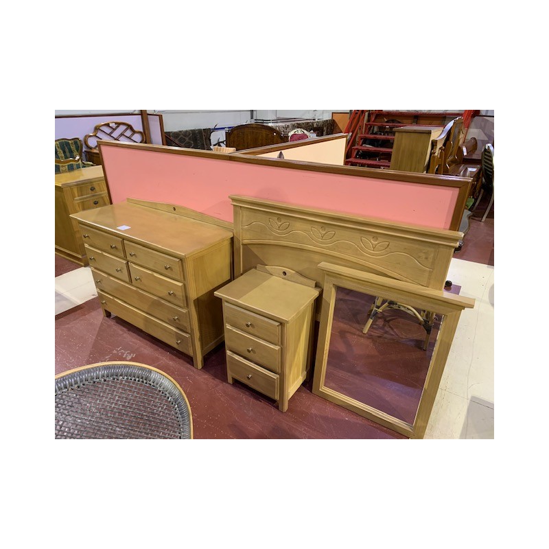 Dormitorio 105cm macizo