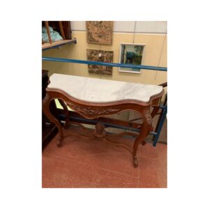 Consola isabelina tapa marmol