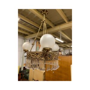 Lampara techo antigua con globos