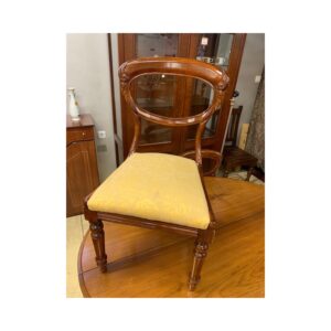 6 sillas victorianas madera caoba