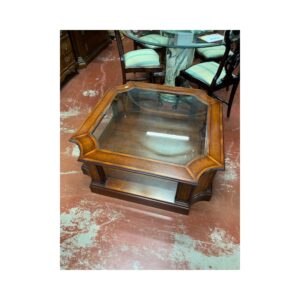Mesa centro tapa cristal
