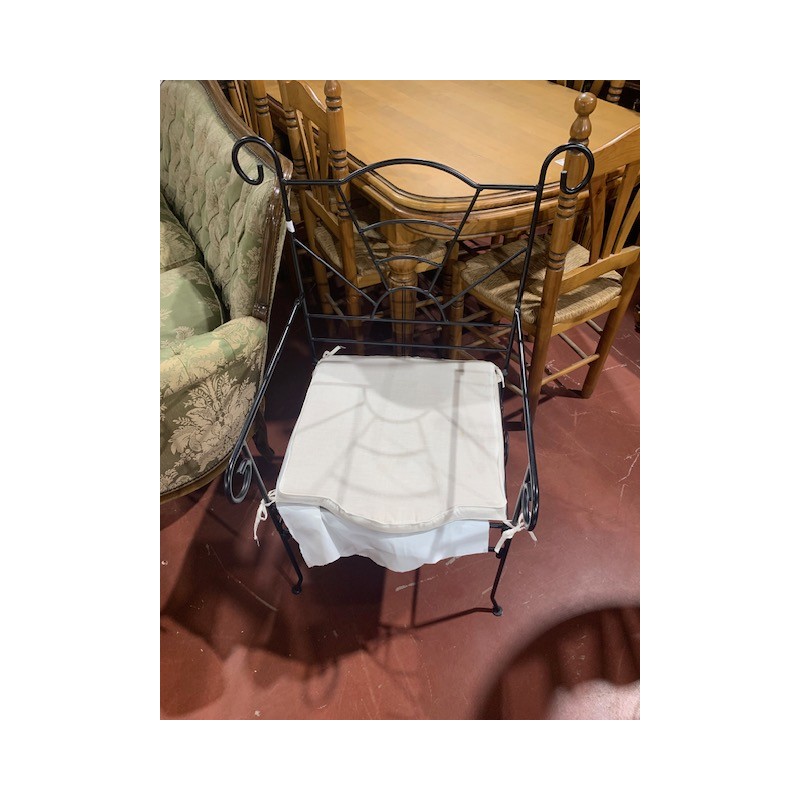Silla forja con brazos