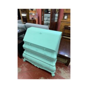Comoda secreter estilo holandes pintada azul