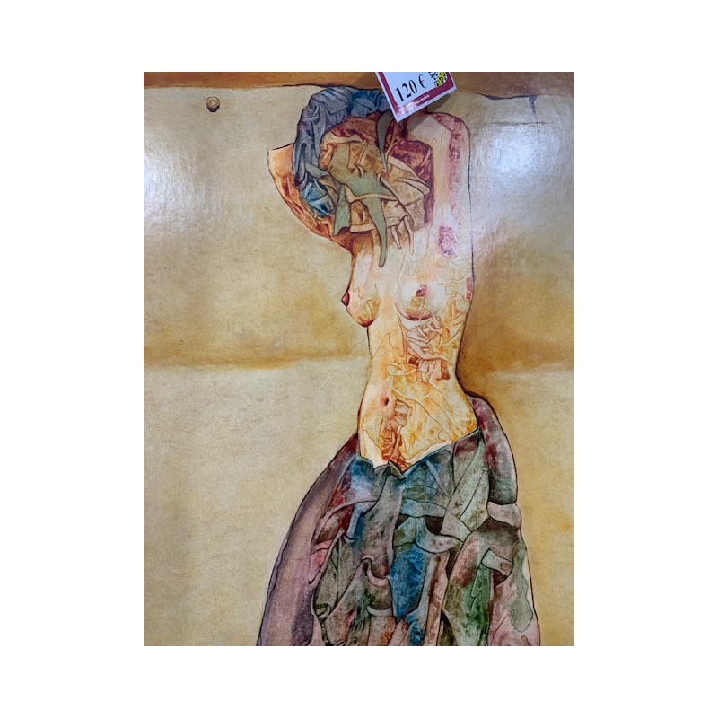 Cuadro acrilico pintor Valdes Solis 72x70