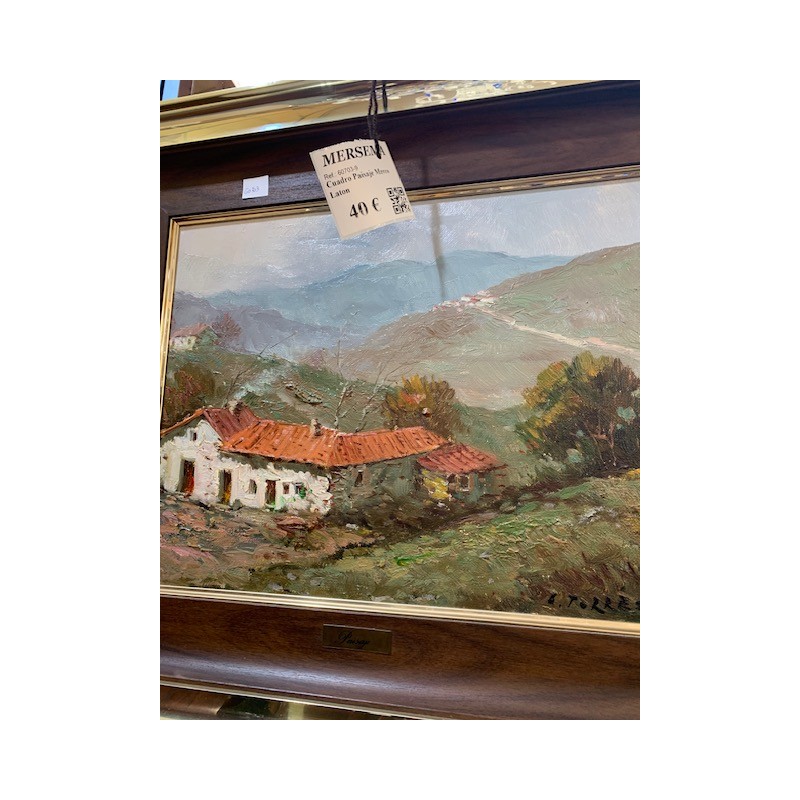 Oleo paisaje A. Torres 57x49