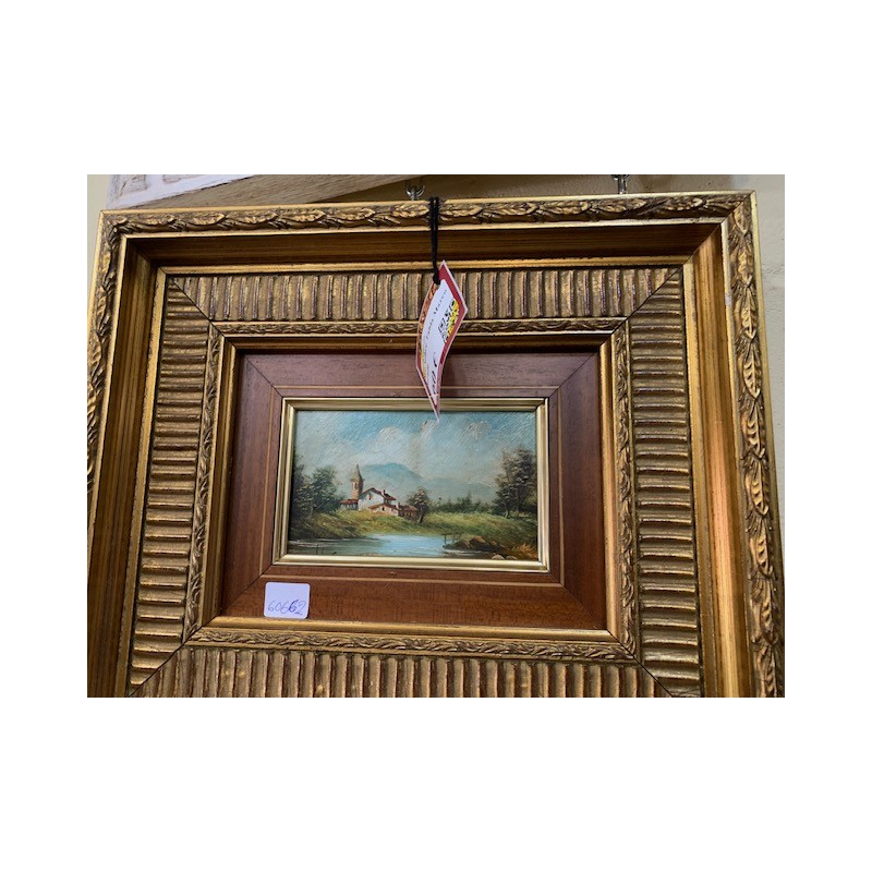 Pareja de oleos sobre tabla 39x33