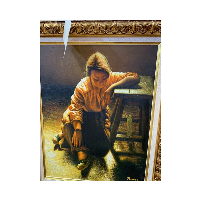 Oleo pintor Ramos 50x60