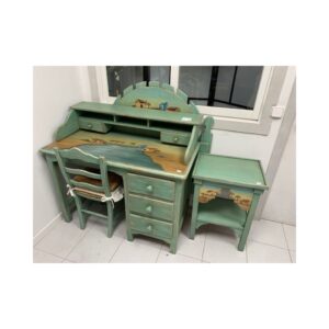 Dormitorio 90cm decorado madera maciza