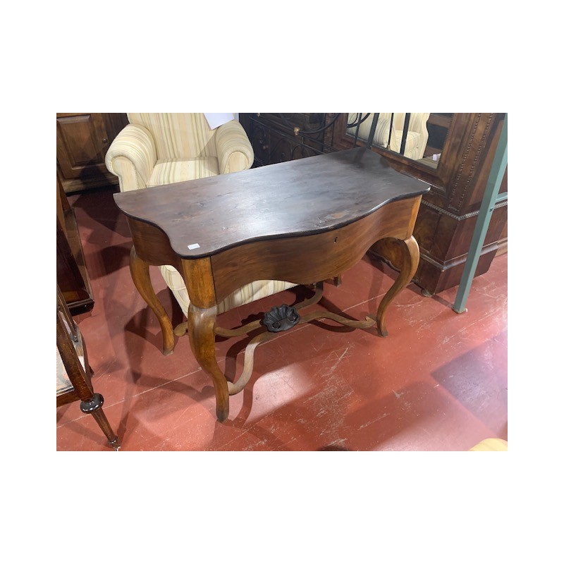 Consola tipo isabelina nogal
