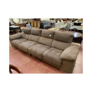 Sofa 4/p reclinable y basculante tap ante marron