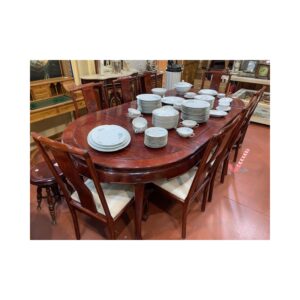 Mesa comedor oriental ext + 8 sillas