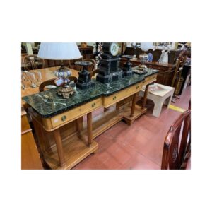 Consola inglesa limoncillo con tapa marmol